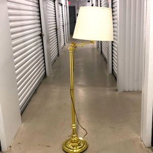 Gold antique 5 ft floor lamp